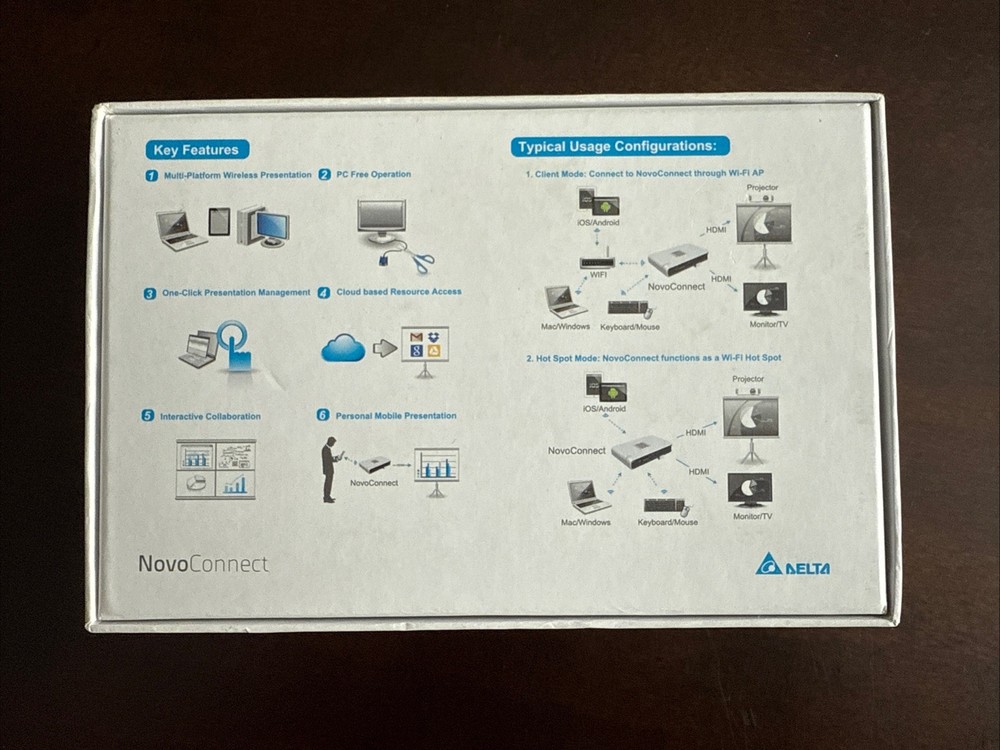 Delta NovoConnect B360 Wireless Presentation & Collaboration System