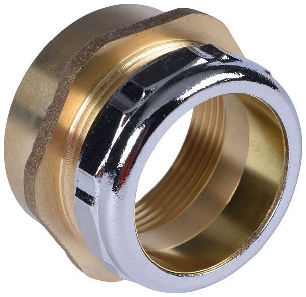 DEARBORN 1013 Ground Joint Connector 1.5" Brass Sink Strainer