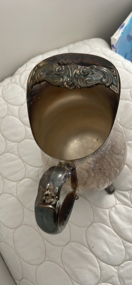 International Silver 9" SILVER PLATE WATER PITCHER