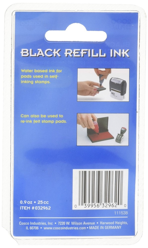 2000 PLUS Self-Inking Refill Ink - Black Stamps