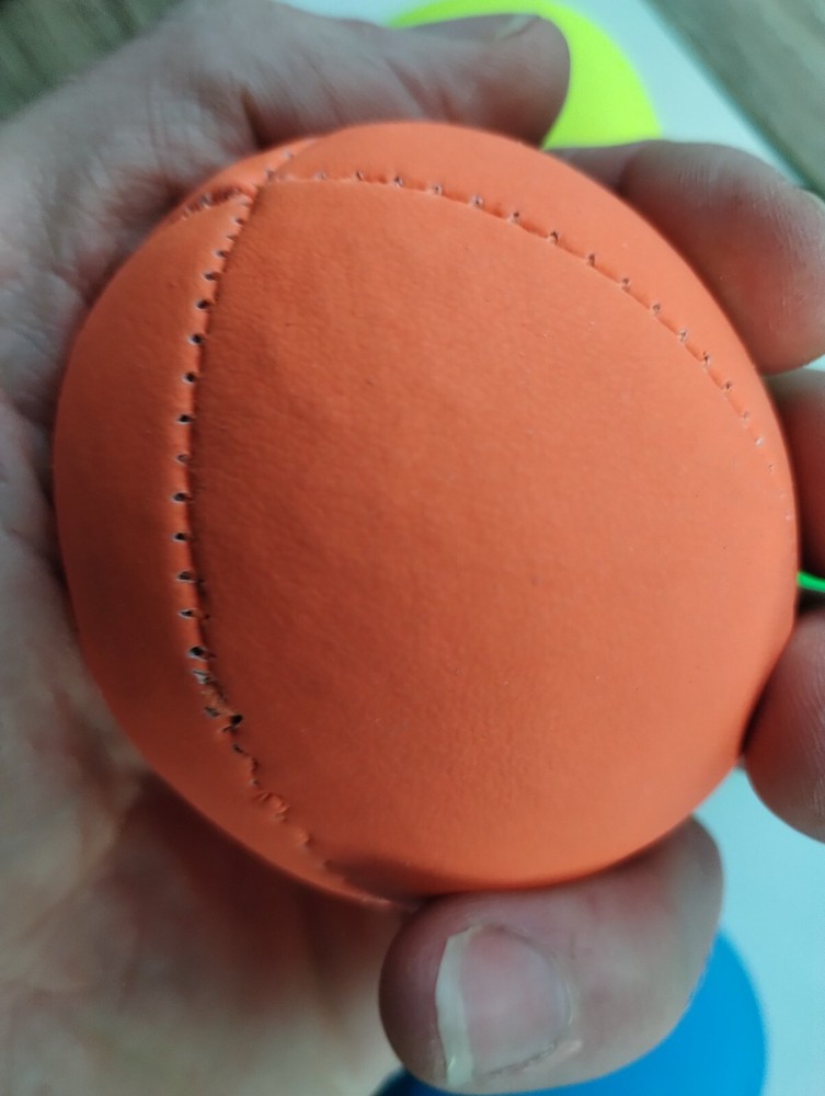 Juggling Balls 5 Pack - Three Types! Look! Soft bags and Neon Thuds