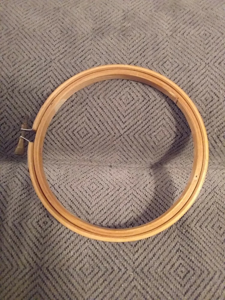 Vintage 5" Wood Embroidery Hoop Adjustable