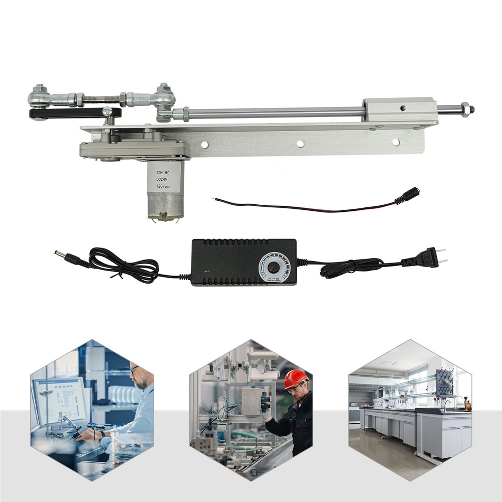 Reciprocating Cycle Linear Motor - Adjustable Stroke Actuator DC 24V, Compact