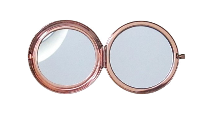 I Survived My Daughters Wedding Copper/Rose Gold 2 Mirror Compact w/Case