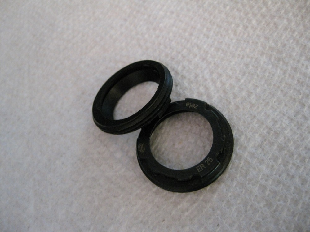 ZETA ER25 External Nut Lock Nut  2pc lot