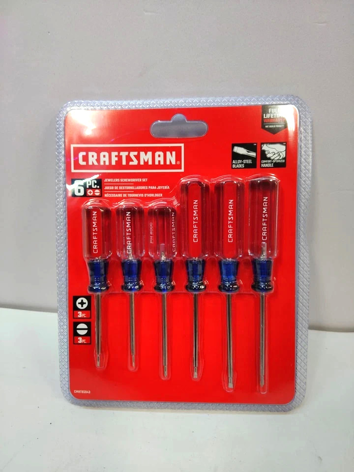 CRAFTSMAN (CMHT65043) Small Screwdiver Set, 6-Piece