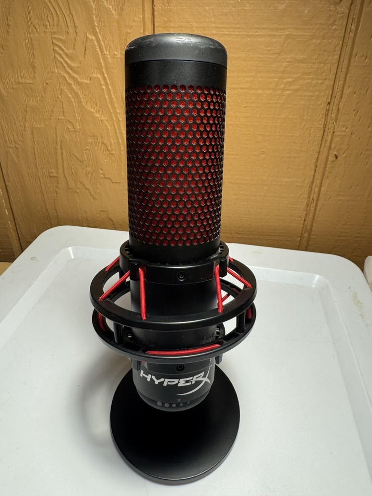 HyperX Quadcast USB Microphone - Good Condition w/ stand and arm adapter