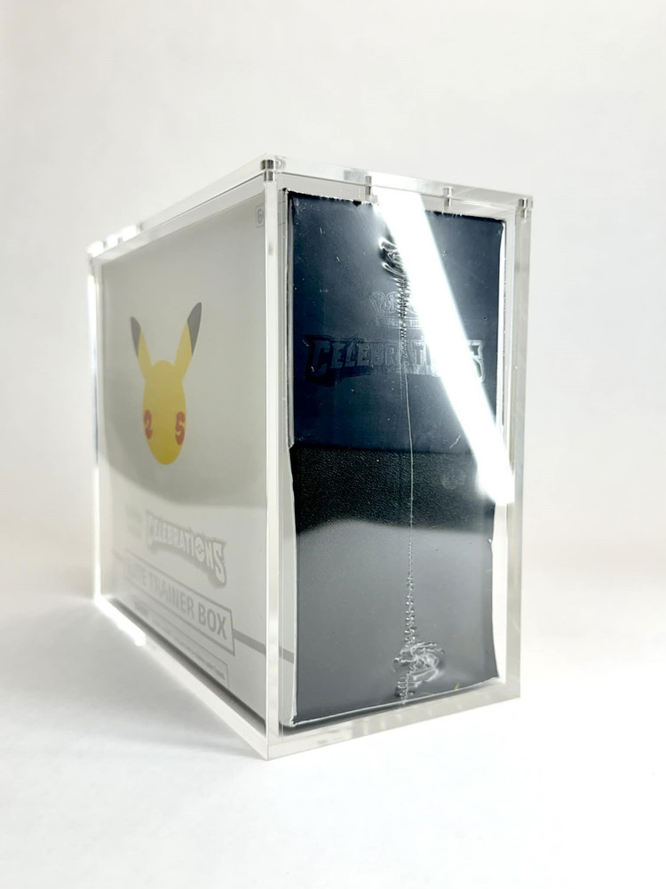 Elite Trainer Box Acrylic Case | Premium UV Resistant Display Case