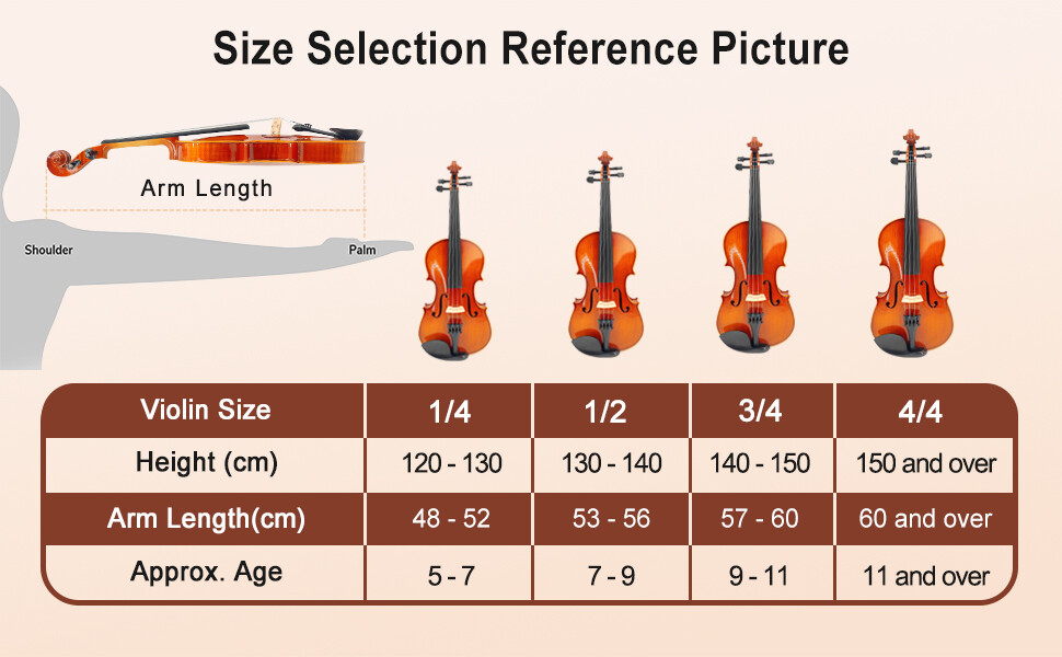4/4 Violin Set with Shoulder Rest and Extra Strings for Beginners and Adults
