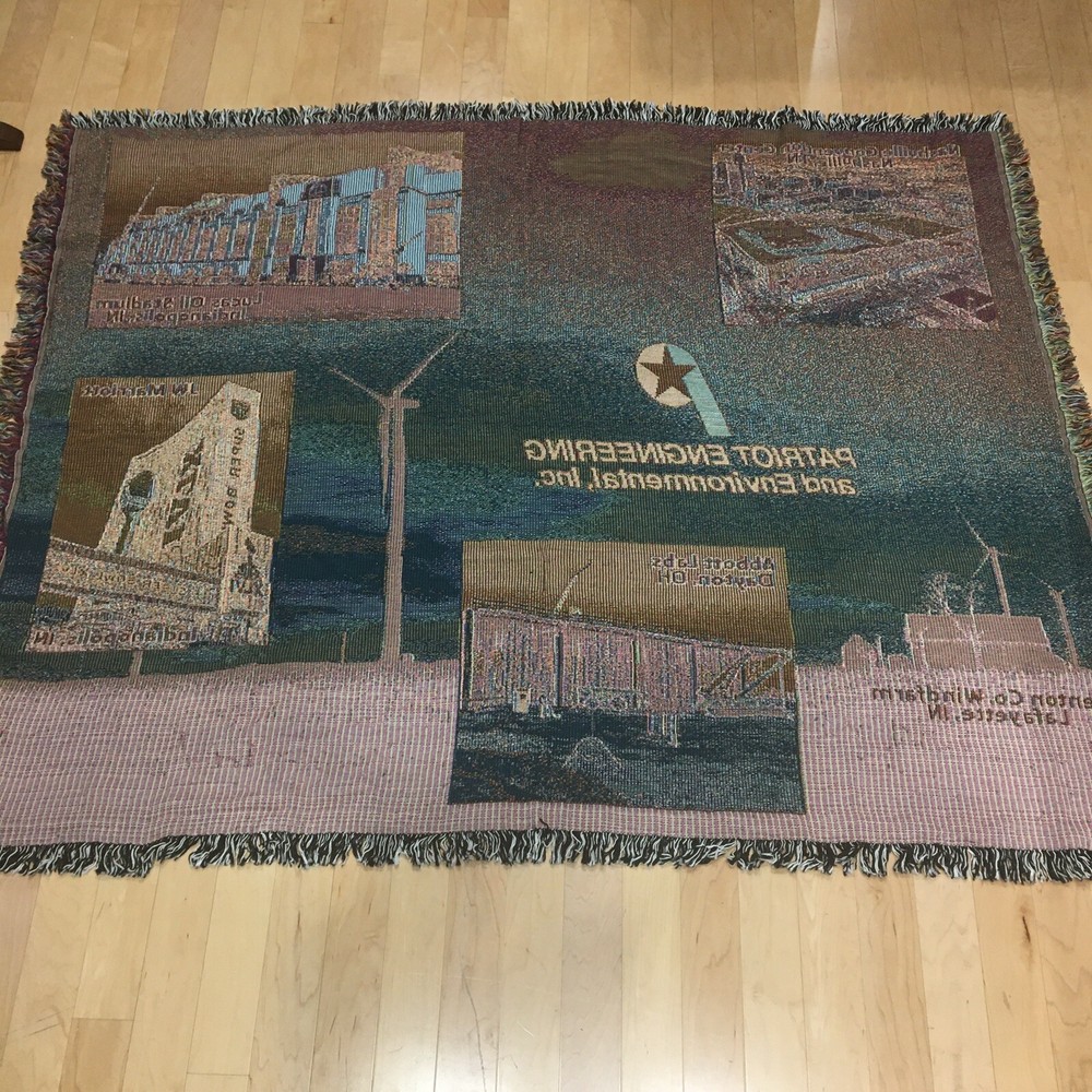 Patriot Engineering & Environmental Inc Throw Blanket Super Bowl Advertising