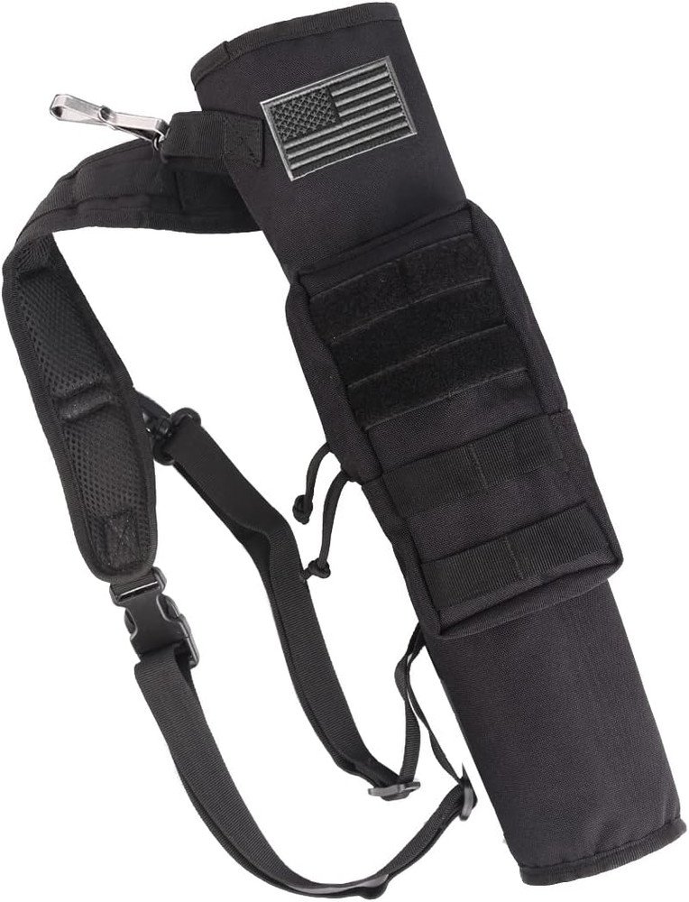 Archery Lightweight Back Arrow Quiver Dual Use Foldable Compact Hip Arrows Bag w