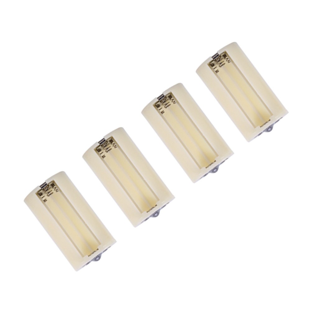 4pcs Universal 3 AA to D Size Parallel Battery Convertor Adapter Holder Cases