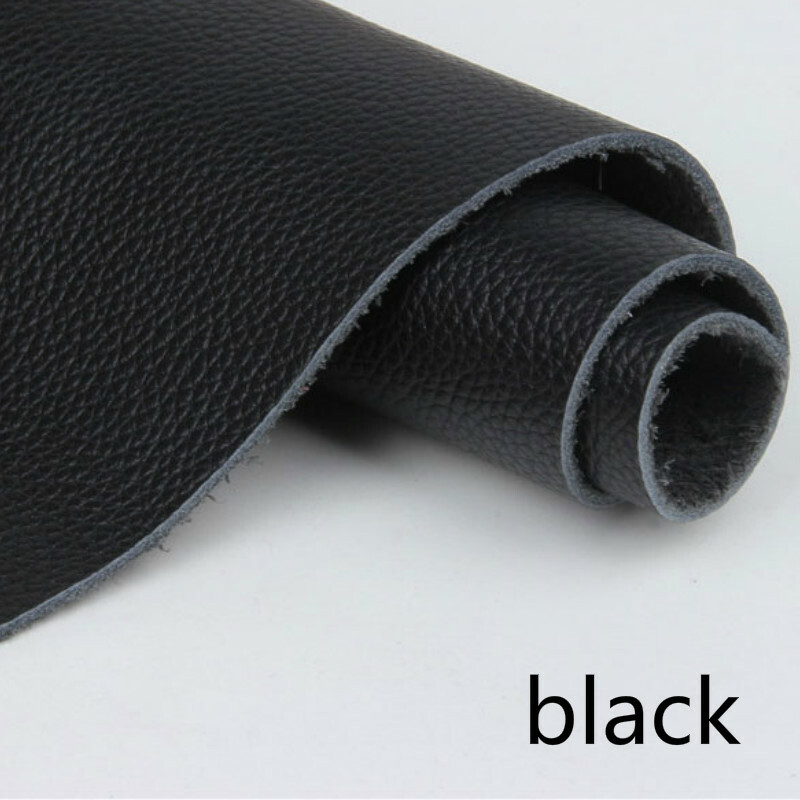 Genuine Leather Thick Natural Cowhide First Layer Lychee Grain DIY Craft 20X30cm