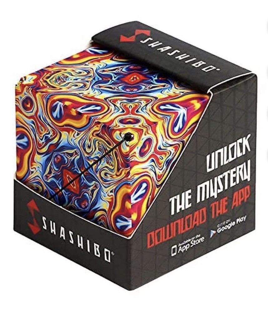 Shashibo Shape Shifting Box- Puzzle Cube Transforms Into 100+ Shapes(Spaced Out)
