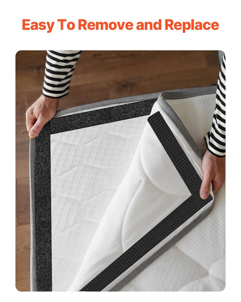 16 Ft X 1.5 in Hook and Loop Tape, Hook Loop Heavy Duty Strips Rolls, Strong Nyl