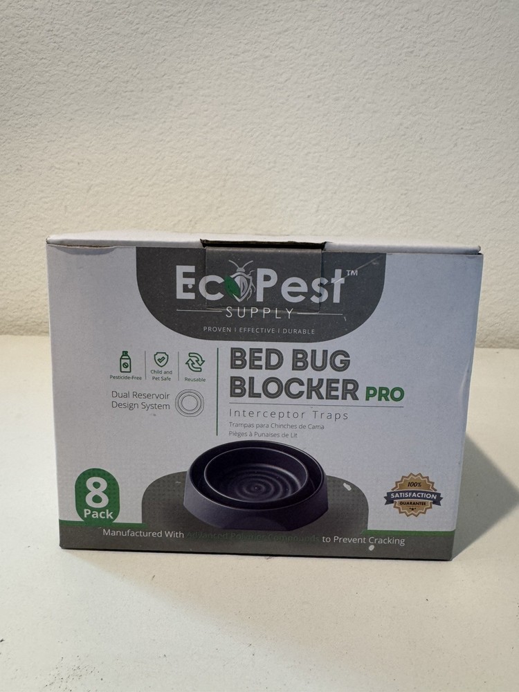 Bed Bug Interceptors – 8 Pack | Bed Bug Blocker (Pro) Interceptor Traps | Insect