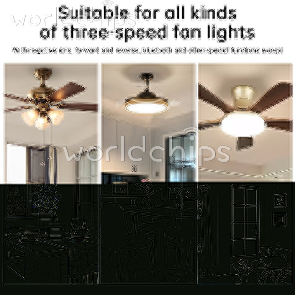 Universal Ceiling Fan Lamp Light Remote Control Receiver Fan Light Controller