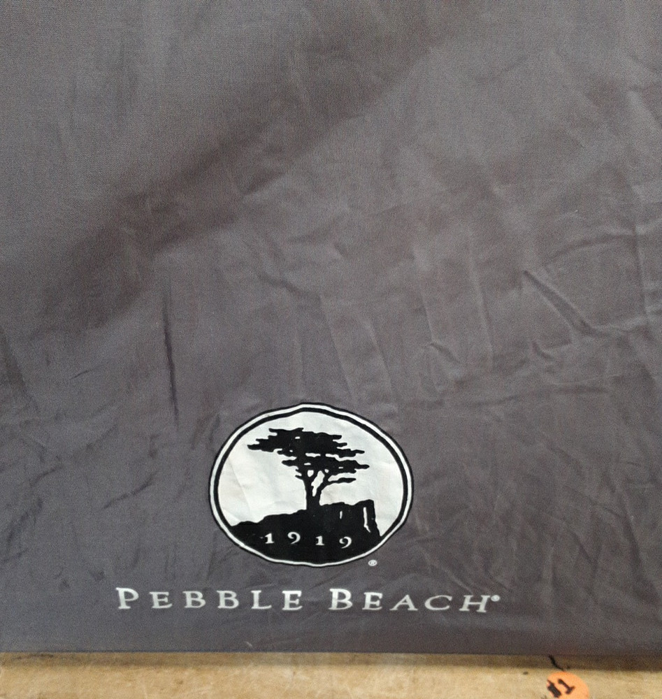 Large Black Pebble Beach 48" Golf Umbrella Shed Rain READ DESCRIPTION