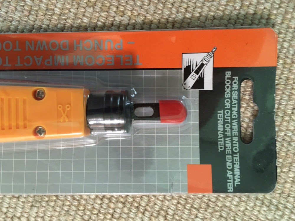 telecom impact tool, punch down tool