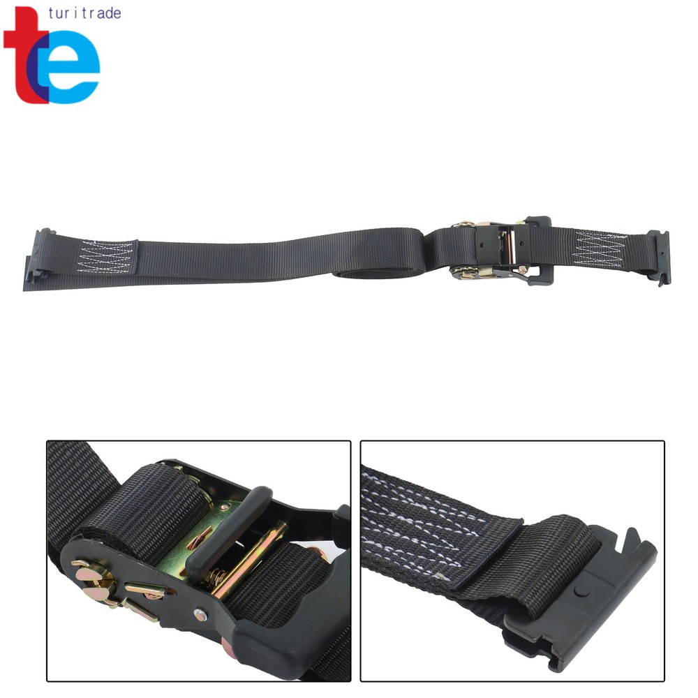 Etrack Cargo Strap System 8PCS E Track System Wheel Chock 4PCS 10' Ratchet Strap