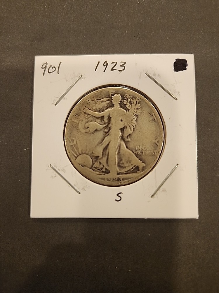 1923-S Walking Liberty Half Dollar Very Good Condition