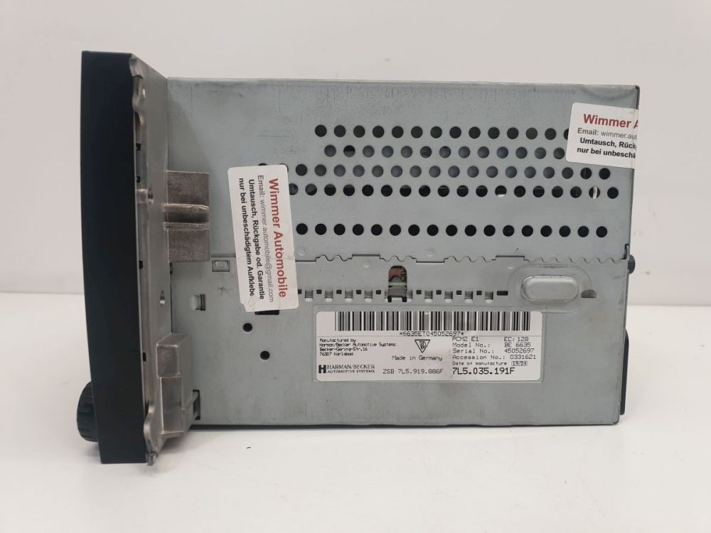Radio/Navigation System - Combination Display, This Radio Required An Code