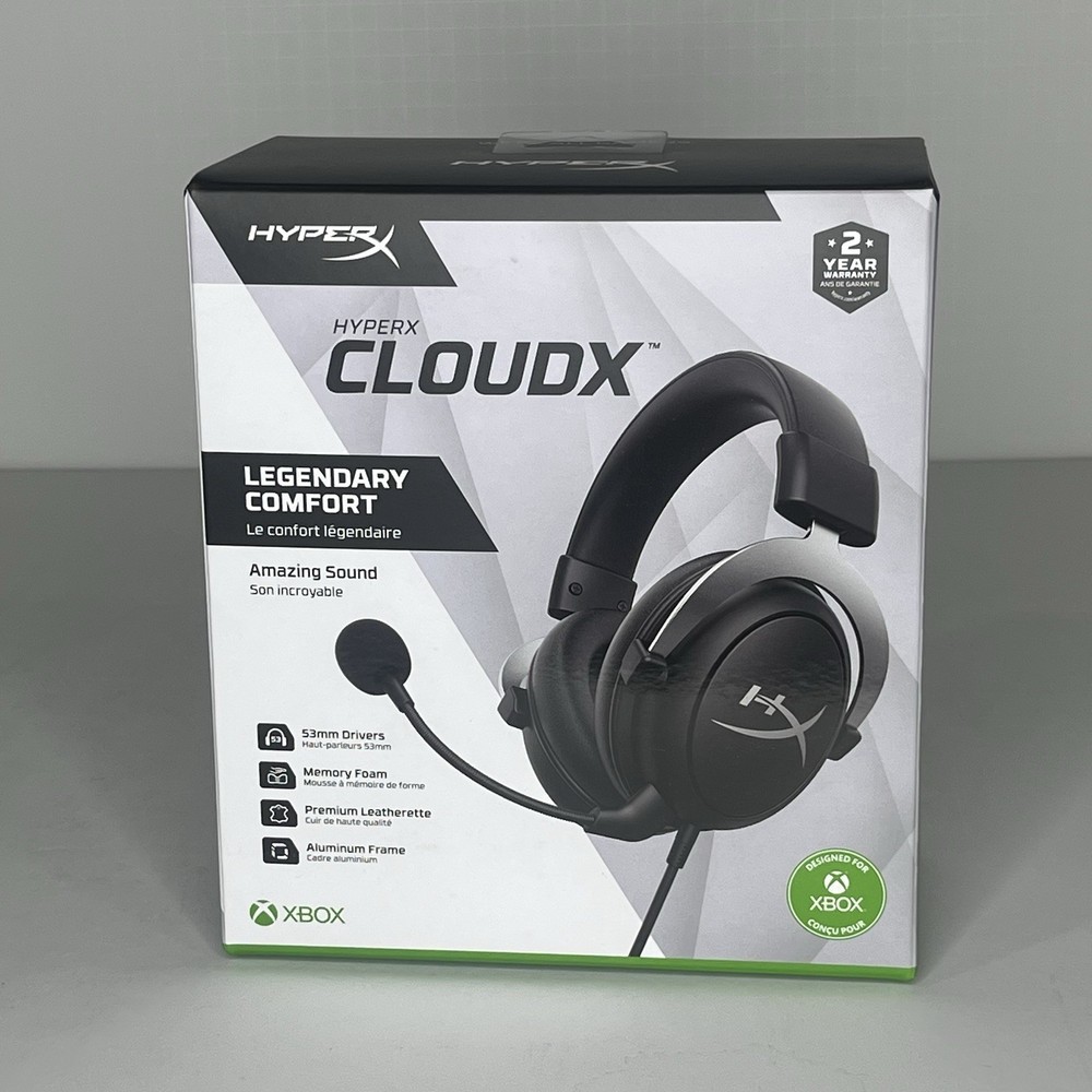 HyperX CloudX - Gaming Headset - Xbox - Black-Silver