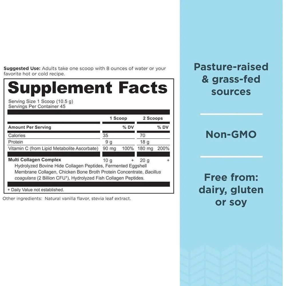 Ancient Nutrition Multi Collagen Protein Vanilla