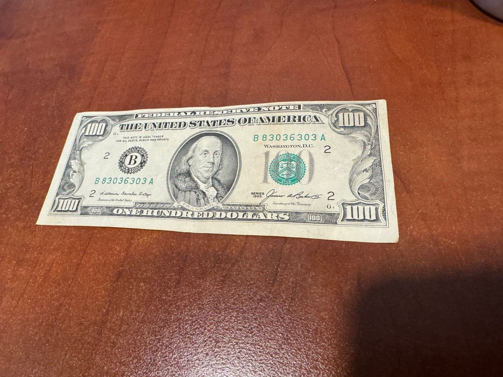 100 Dollar Bill 1977 Error Misprint FREE SHIPPING