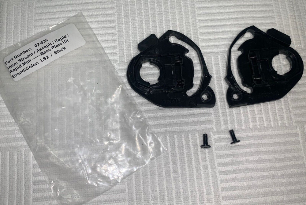 LS2 Helmets Assault/Stream/Rapid/Rapid Mini Base Plate Faceshield Pivot Kit