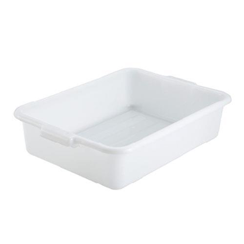 Winco - PL-5W - 21 1/2 in White Bus Box
