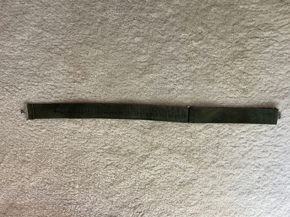22 Caliber Ammunition Belt 40 Rounds Adjustable Olive Green
