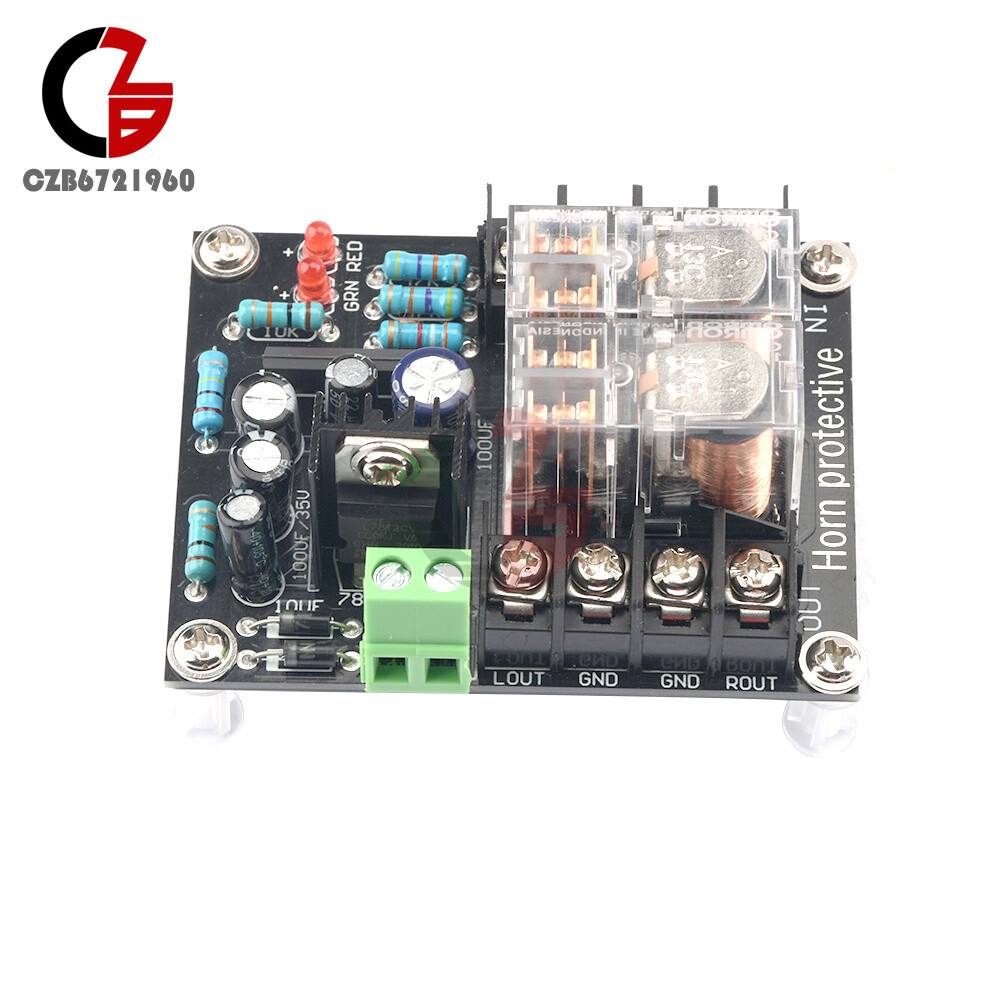 Double Parallel Japan Relay Horn Speaker Protection Board Module UPC1237