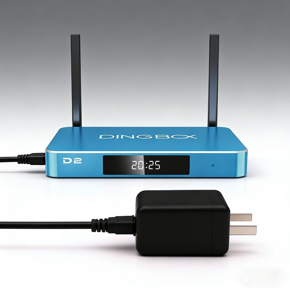2026 Dingbox D2 6K Android TV Box - 24/7 Extended Warranty Same Day Ship