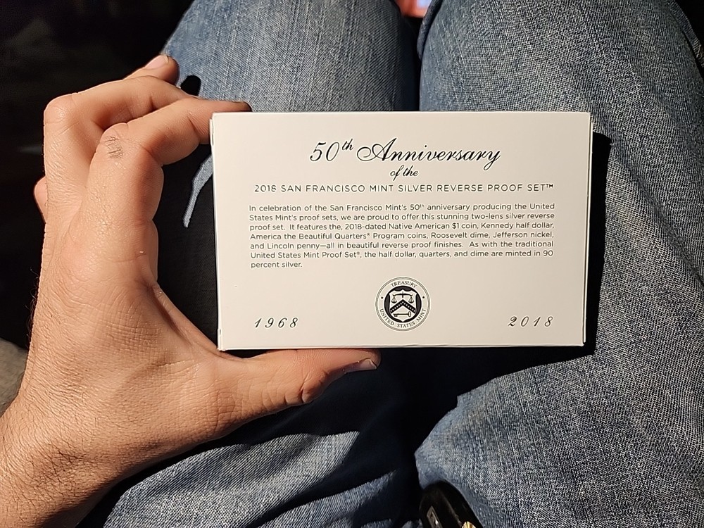 2018 Silver Proof Set ***SAN FRANCISCO REVERSE PROOF***