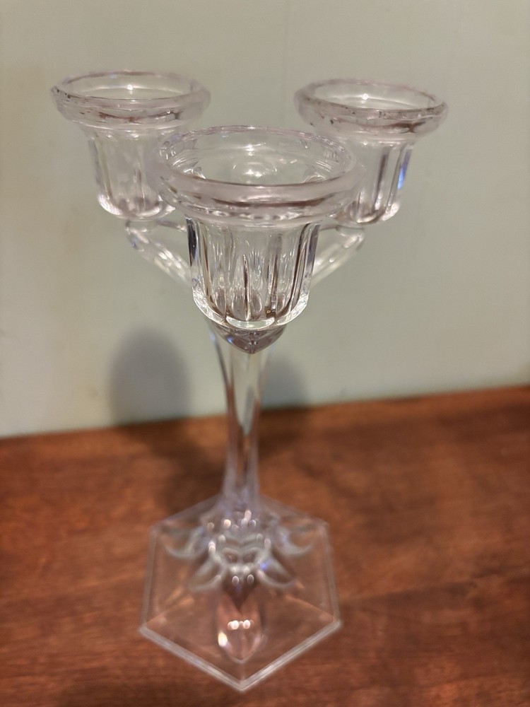 Bandol by CRISTAL D'ARQUES - DURAND 3-light Candlestick