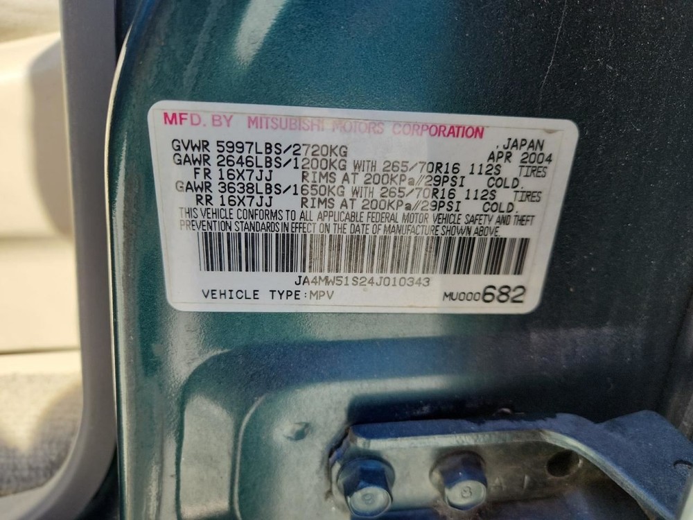 Info-GPS-TV Screen Front Dash Fits 04 MONTERO 4950296
