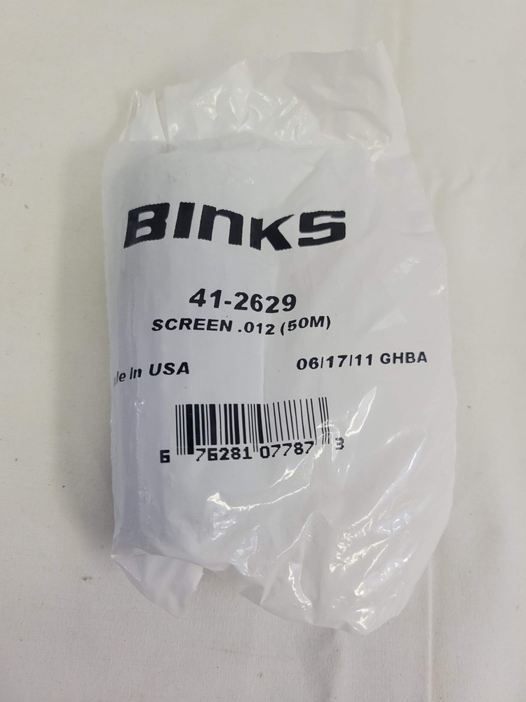 BINKS 41-2629 .012 50 MESH SCREEN NIB OEM