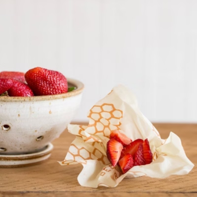 Reusable Beeswax Compostable Food Wraps - 2ct
