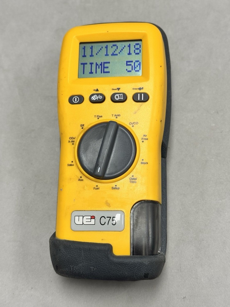 **AS/IS POWER TESTED** UEi Combustion Analyzer C-75