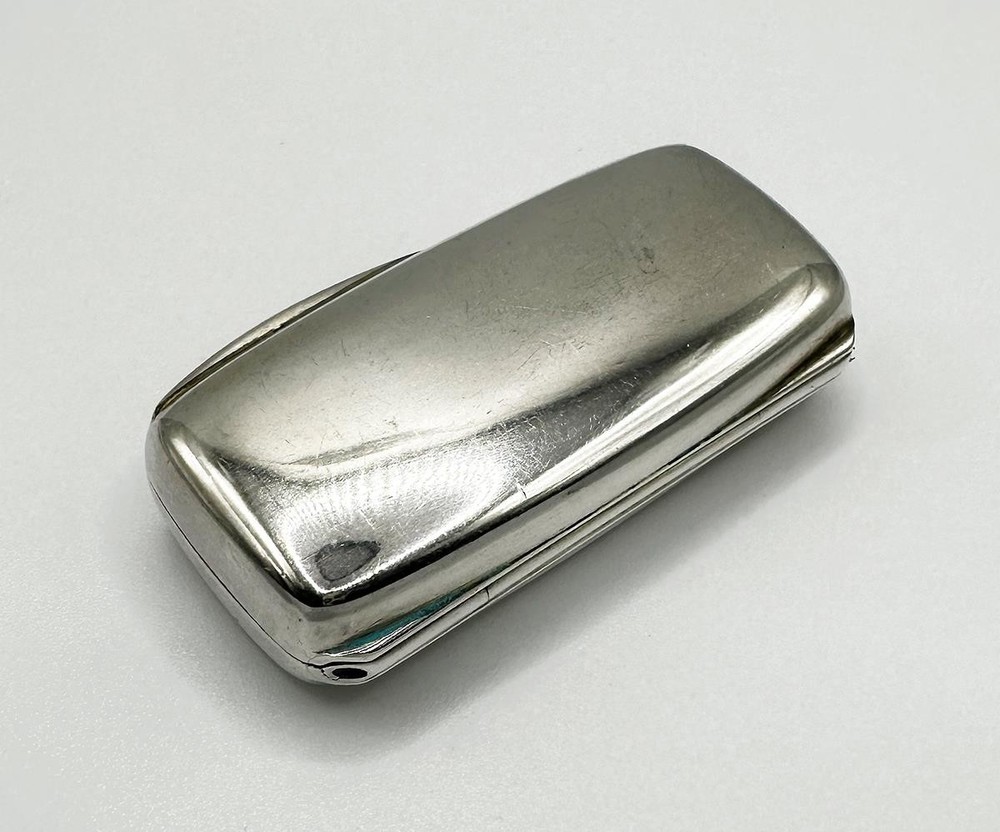 VINTAGE SPANISH SNUFF BOX .915 SILVER HALLMARKED 20TH CENTURY