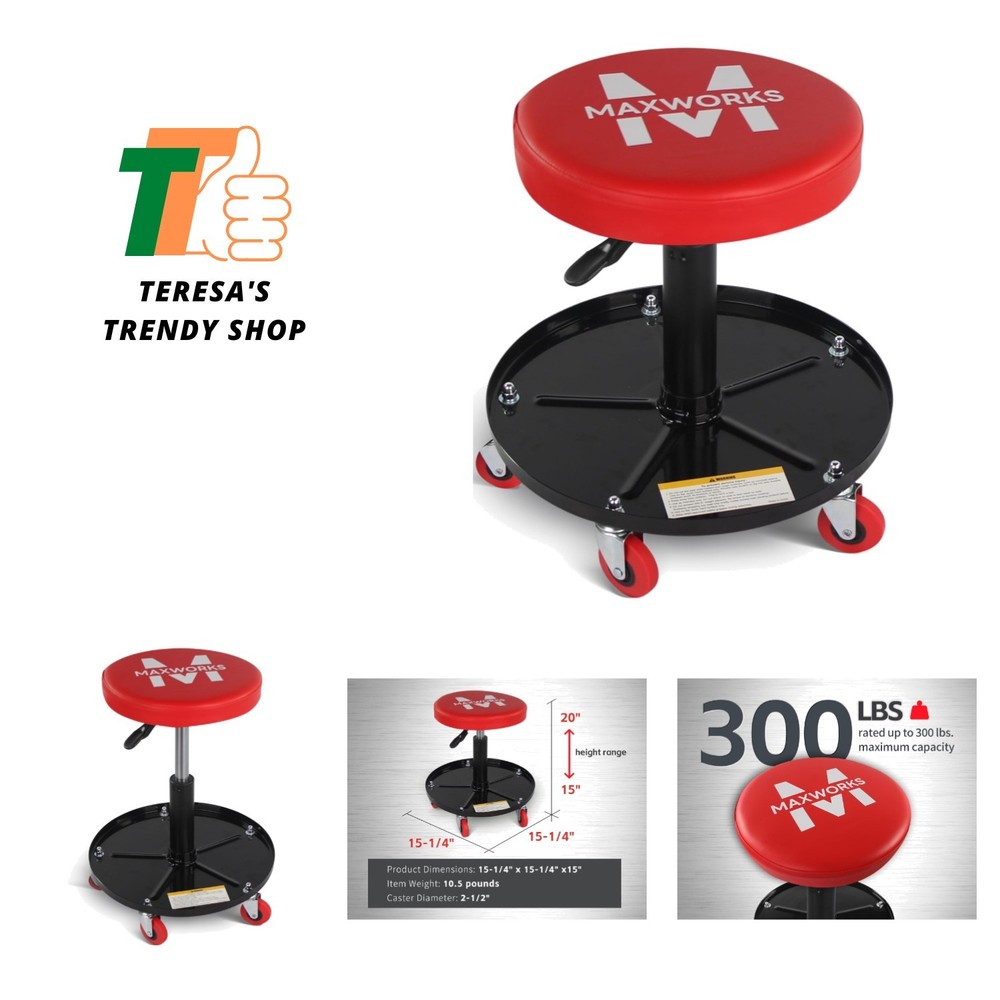 /Creeper with Adjustable Height - 300 lb Capacity