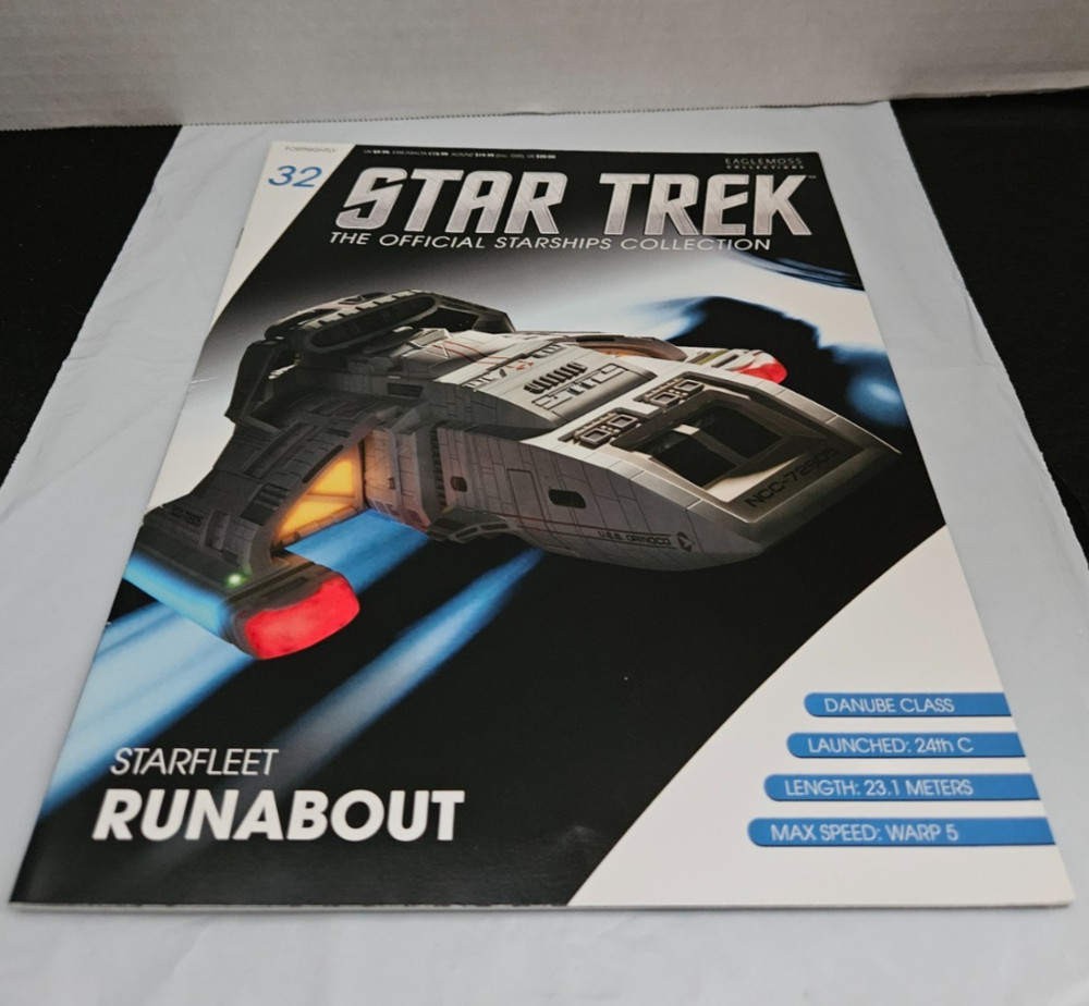 EAGLEMOSS Star Trek Booklet  Issue #32 Starfleet Runabout