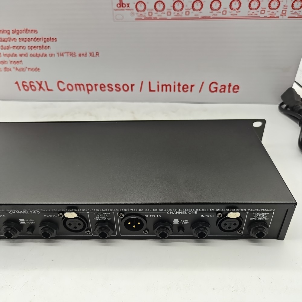 DBX 166XL Compressor Limiter/Gate Effects DSP Processor US Stock