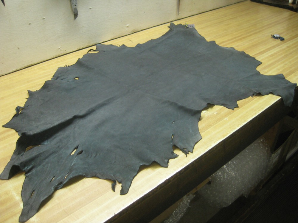 Black Top Grain Deer Leather # 0010485 ROW 71