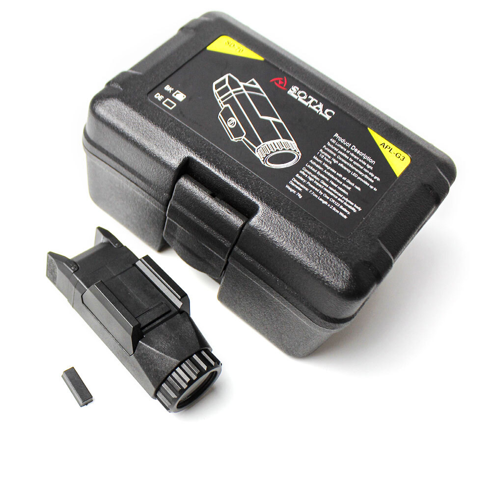 400 Lumens Gen2 APL-G3 Gun Light Compact Weaponlight Mounted for Glock Full Size