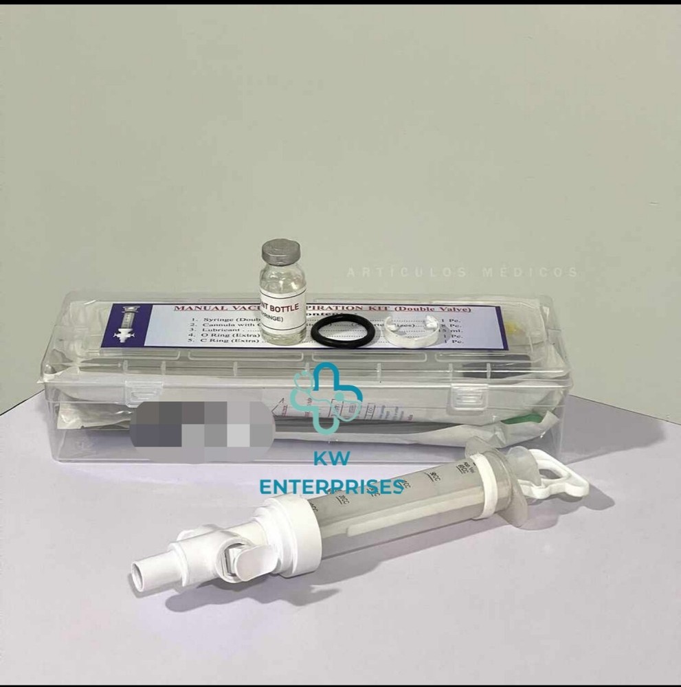 Manual Aspiration Kit With Plastic Box Gynecological