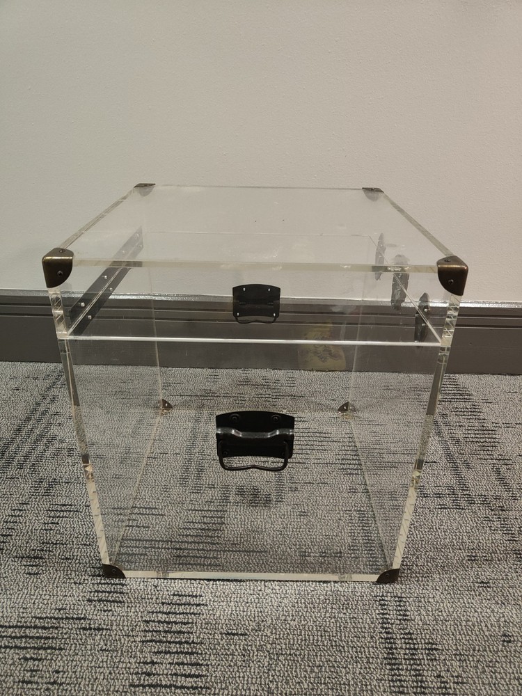 Everly Quinn Acrylic Vintage Trunk