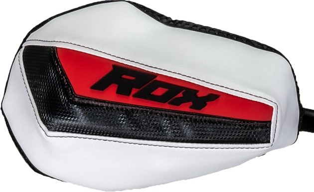 Rox Speed FX Gen 3 Flex-Tec Snowmobile Handguards Black/White/Red