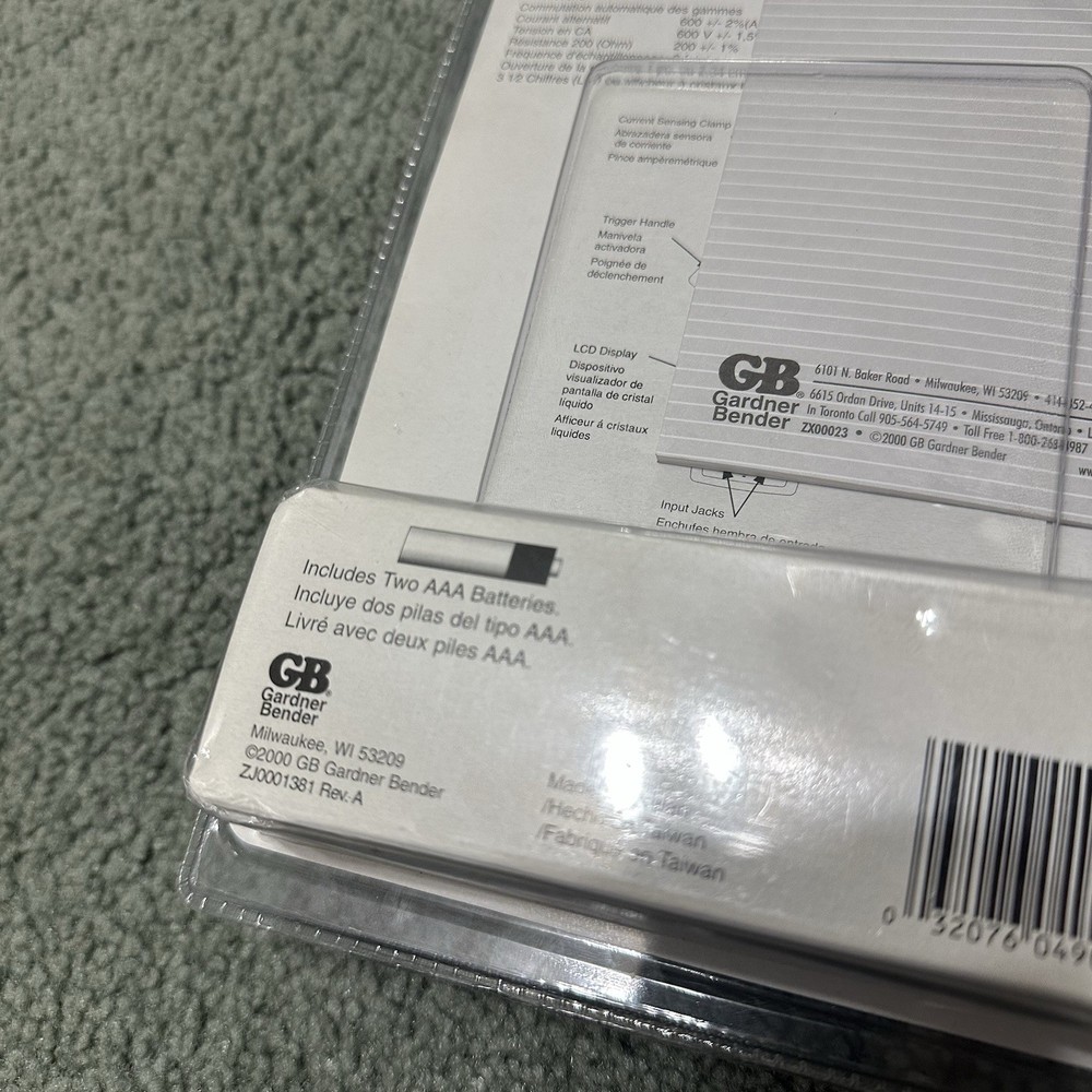 Gardner Bender GCM-221 Digital Clamp Meter - Professional-Grade Electrical Tool